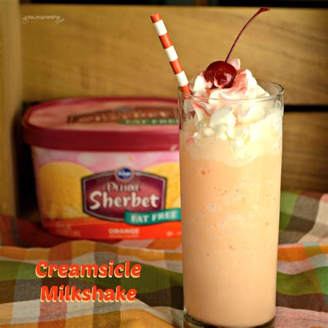 Orange Creamsicle Milkshake The Farmwife Drinks