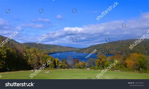 Elevated View Squantz Pond New Fairfield Stock Photo 1251810421