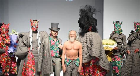 80 year old grandpa tries modeling for the first time and totally slays his runway debut old