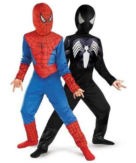 Spiderman Reversible Kids Costume Boy Superhero Costumes