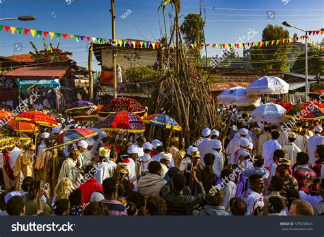 Ethiopia Lalibela Meskel Celebration Finding True Stock Photo 579238024
