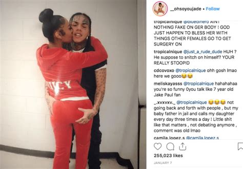 Tekashi 6ix9ines Longtime Girlfriend Says He Regularly Beat Her