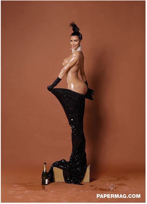 The Kardashians Brazil 18 Kim Posa Nua Para Revista Americana Paper