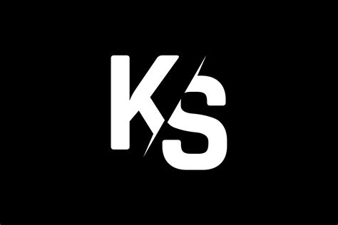 Monogram Ks Logo Ubicaciondepersonascdmxgobmx