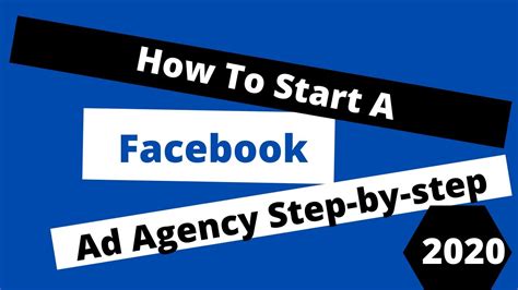 How To Start A Facebook Ads Agency Facebook Ads Make Money Online