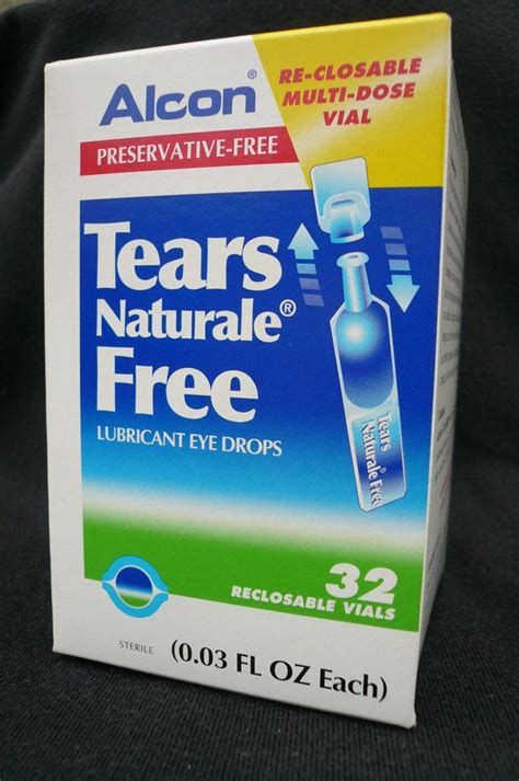 ALCON Tears Naturale Free Lubricant Eye Drops Relief Irritation Dry Eye