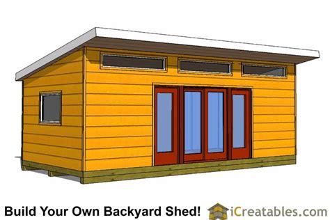 One of our agents will respond within 24 hours our apartment floor plans are great for people looking for a home that is affordable and easy to maintain. 12x24 Modern Shed Plans | Office Shed Plans | Tiny house in 2019 | Shed to tiny house, Shed roof ...