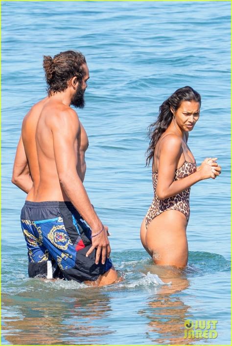 Victoria S Secret Angel Lais Ribeiro Has A Beach Day With Nba Player