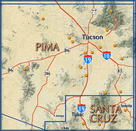 Pima County Boundaries Map