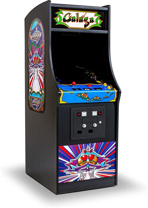 Amazon Com Quarter Arcades Official Galaga Sized Mini Arcade Cabinet By Numskull Playable
