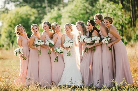 Mauve is among top trendy colors for 2018 wedding season. Pale Mauve Bridesmaids Dresses - Elizabeth Anne Designs ...