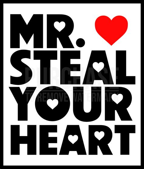 Mr Steal Your Heart Svg • Valentines Day Bow Design Svg Cut Files Cricut Silhouette