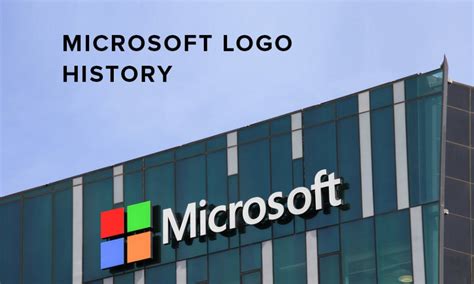 Microsoft Logo Design Und Geschichte Der Marke Microsoft Turbologo