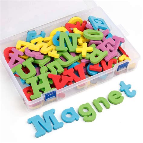 Coogam Jumbo Magnetic Letters And Numbers 82 Pieces Large Size