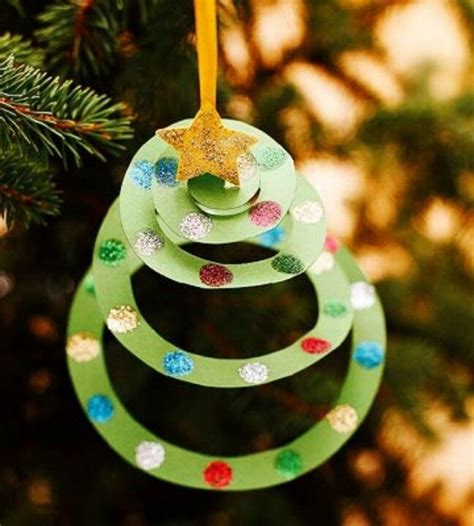 Spiral Tree Preschool Christmas Easy Christmas Decorations Paper