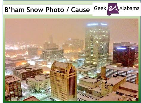 Help Raise Money Downtown Birmingham Snow Picture For A Cause Geek