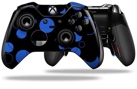Lots Of Dots Blue On Black Decal Style Skin Fits