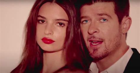 Emily Ratajkowski Accuses Robin Thicke Of Groping Her During Blurred Lines Video Shoot Our