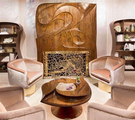 Amy Lau Designs Standout Art Nouveauinspired Room For The Salon Art
