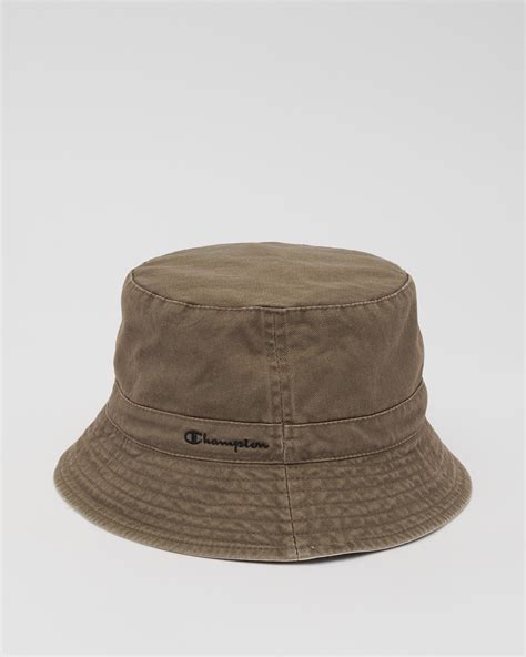 Shop Champion Reversible Bucket Hat In Midway Brownpebblestone Fast Shipping And Easy Returns