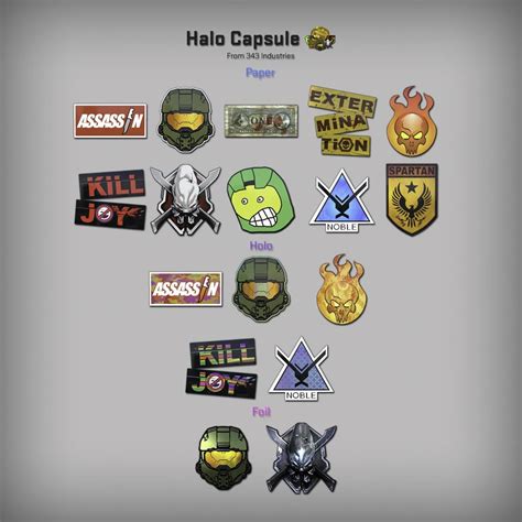 Halo X Csgo Stickers Halo