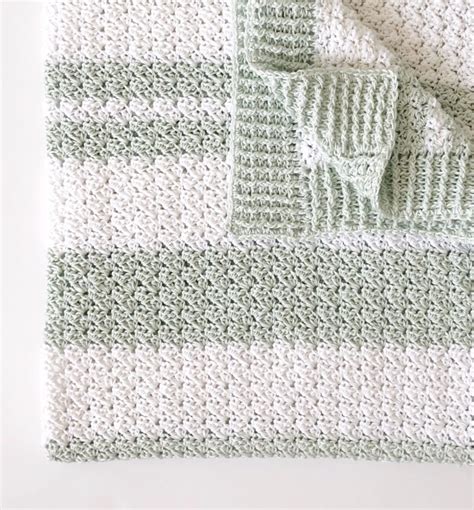 Crochet Sedge Stitch Baby Blanket Daisy Farm Crafts