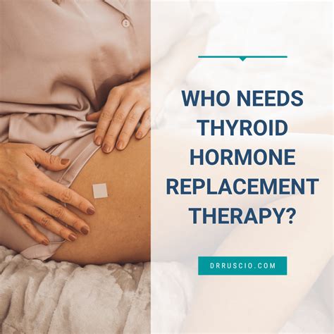 Who Needs Thyroid Hormone Replacement Therapy Dr Michael Ruscio Dc