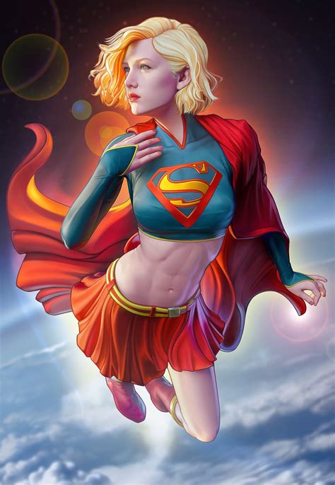 Fan Art Supergirl By Me Dccomics