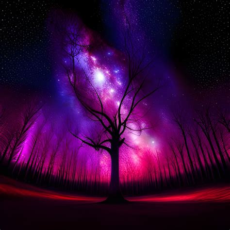 Galaxy Forest 2 Ai Generated Artwork Nightcafe Creator