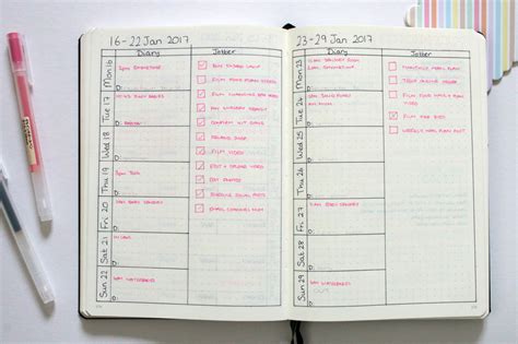 Bullet Journal Weekly Layout Ideas Bullet Journal Weekly Layout Bank Home Com