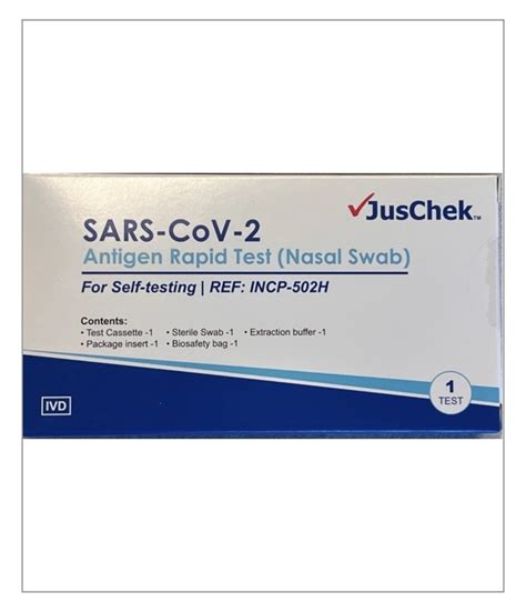 JUSCHEK Nasal Swab Oral Fluid Saliva Covid Antigen Rapid Test Kit