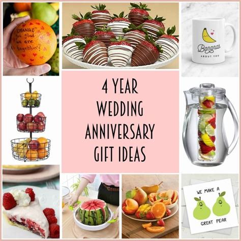 I think a handmade gift would be precious, such there is no traditional gift for a 58th wedding anniversary, as they are only celebrated with traditional gifts every five years after being married 25 years. 13 Skillful 4 Year Wedding Anniversary Gift Ideas (With ...