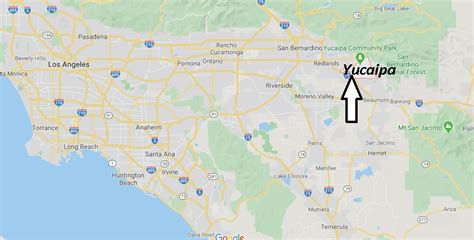Where Is Yucaipa California What County Is Yucaipa In Where Is Map