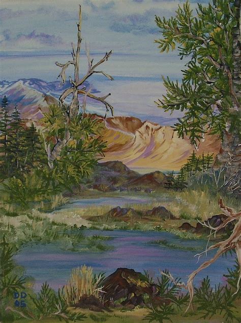 Valley Dreaming Painting By Darlene Duguay Fine Art America