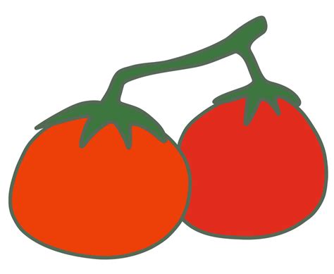 Dos Rojo Tomates Cómic Dibujo 31760719 Png