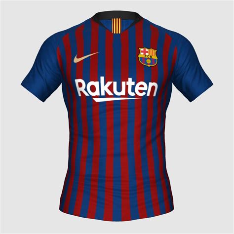 Fc Barcelona 201819 Home Jersey Fifa 23 Kit Creator Showcase