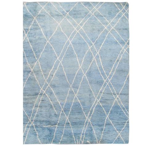 Blue Moroccan Rug For Sale At 1stdibs