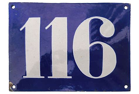 French House Number 116 French House Number French House House Numbers