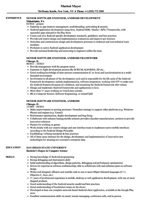 Eager to join cyclone inc. Senior Software Engineer Resume Template ...