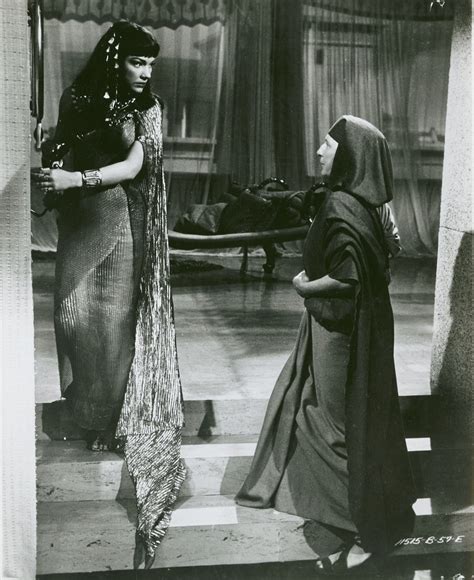 mamnet judith anderson is in big trouble with ann baxter as nefertari in “the ten commandments