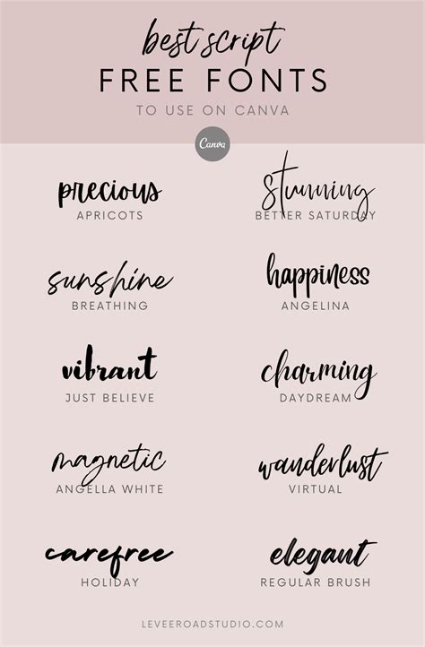 19 Best Canva Cursive Fonts For Scroll Stopping Designs Artofit