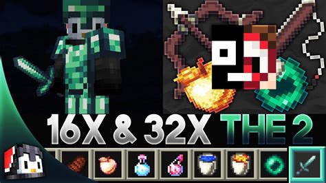 The 2 16x And 32x Mcpe Pvp Texture Pack Fps Friendly By Chilldiamond Youtube