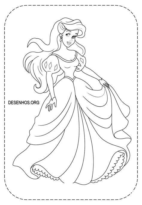 Desenhos Da Ariel Para Colorir E Imprimir