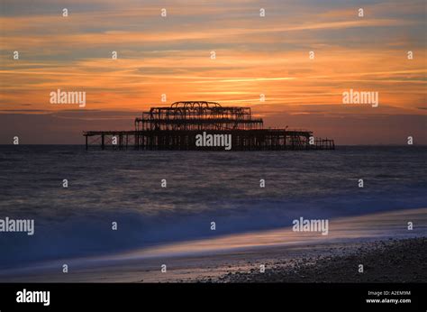 West Pier Brighton West Sussex Stock Photo Alamy