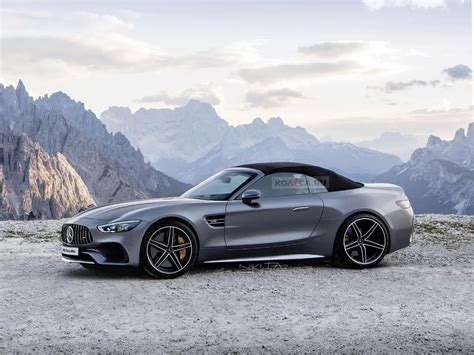 All New 2022 Mercedes Amg Sl Class Roadster Gets Accurate Rendering