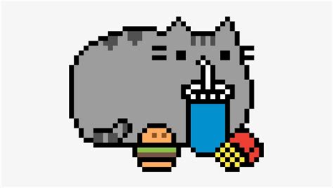 Minecraft Pixel Art Pusheen Free Transparent Clipart Clipartkey Images And Photos Finder