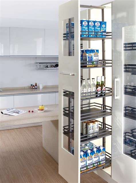 Modular Design Kitchen Storage Rack Tall Cabinet Organizer Pull Out