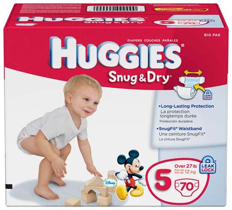 Huggies Snug And Dry Diapers Size 5 70 Count Baby