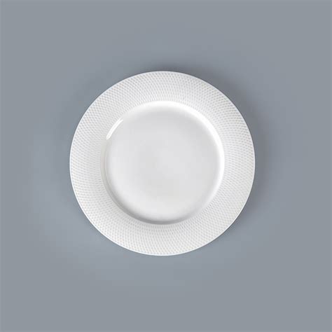 White Round Plates Ceramic Dinnerwholesale Porcelain Charger