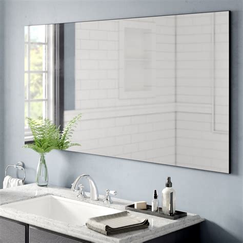 Latitude Run® Azaireyah Modern And Contemporary Beveled Frameless Bathroom Vanity Mirror And Reviews